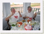 Joy C & Brian with Snow Crab - Wind & Sea Rest. PEI * 2592 x 1944 * (1.28MB)